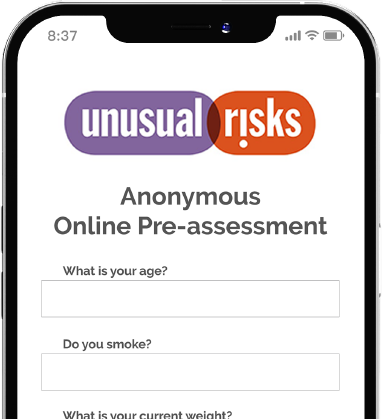 pre assessment online unusualrisk 01